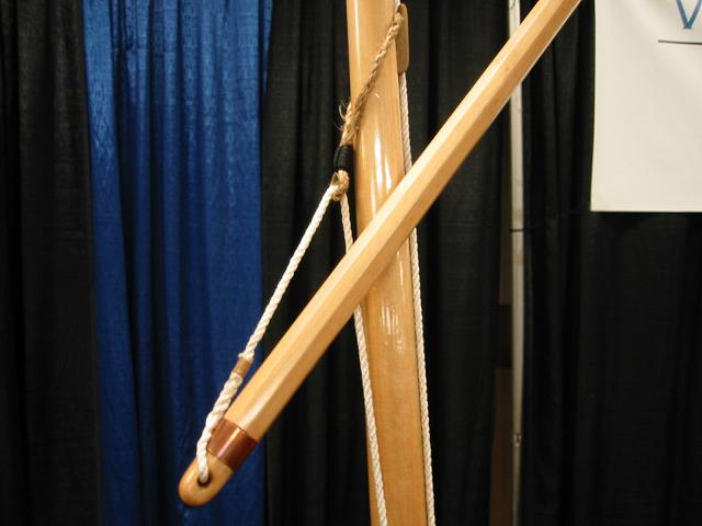 close up of sprit and snotter